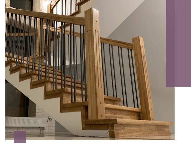 Реставрация деревянных и металлических лестниц в Угличе