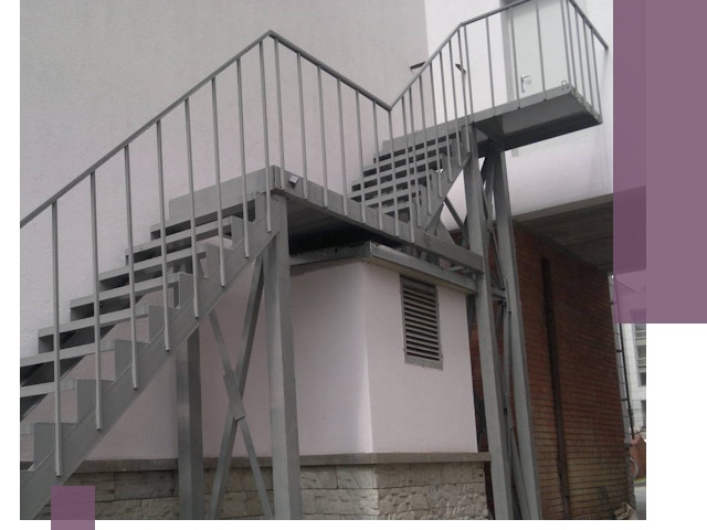 Монтаж пожарных лестниц под ключ в Угличе с гарантией качества