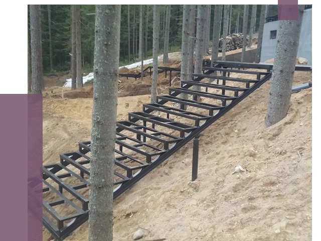 Монтаж металлических лестниц в Угличе от 13807 руб. 