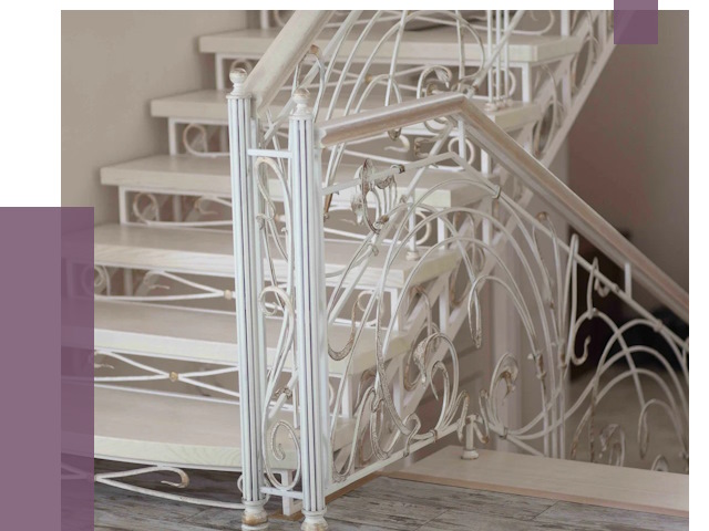 Изготовление кованых лестниц на заказ в Угличе от 88570 руб. | ПРОЛЁТ-Глч