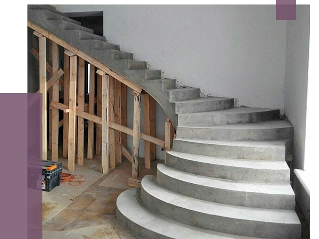 Изготовление бетонных лестниц под ключ в Угличе от 20319 руб. | ПРОЛЁТ-Глч