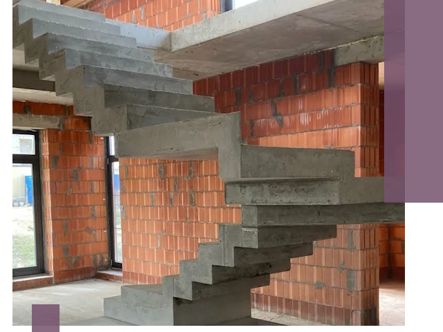 Изготовление бетонных лестниц под ключ в Угличе