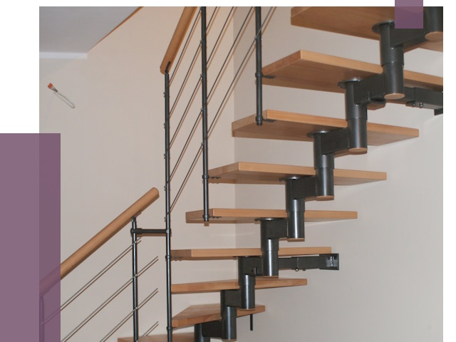 Изготовление модульных лестниц в Угличе от 11723 руб. 