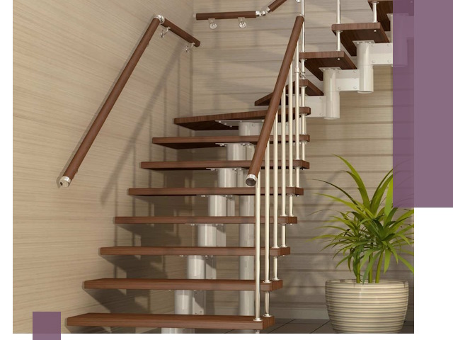 Изготовление модульных лестниц под ключ в Угличе