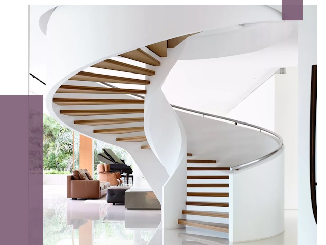 Винтовые лестницы в Угличе под ключ от 49495 руб. | ПРОЛЁТ-Глч