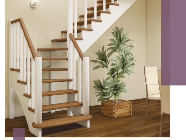 Г-образные лестницы под ключ в Угличе — изготовление и монтаж