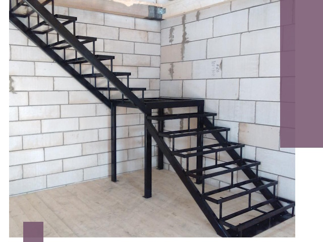 Лестницы на металлокаркасе под ключ в Угличе — изготовление и монтаж