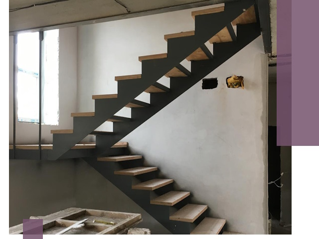 Изготовление лестниц на металлокаркасе в Угличе от производителя