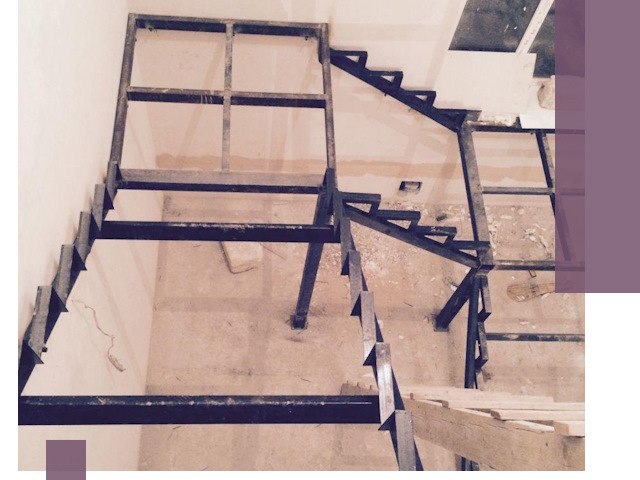 Монтаж лестниц на металлокаркасе в Угличе быстро и качественно