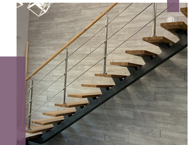 Изготовление лестниц на монокосоуре в Угличе от 77629 руб. 