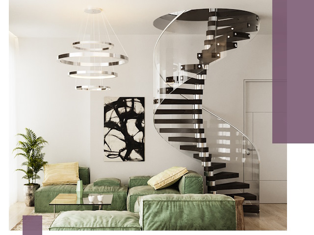 Лестницы для двухуровневой квартиры в Угличе — изготовление и монтаж