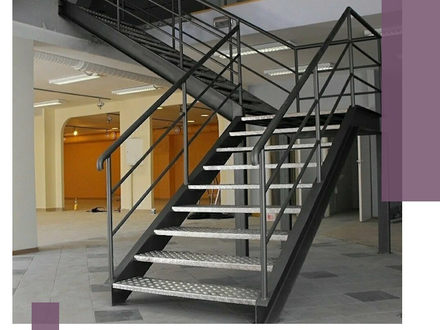 Лестницы для офиса в Угличе: изготовление, монтаж, демонтаж