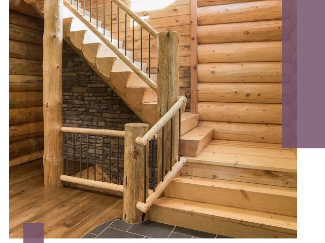 Лестницы в баню под заказ и профессиональный монтаж в Угличе