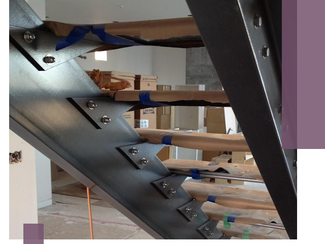 Усиление лестничных конструкций и усиление опор в Угличе