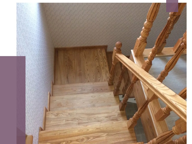 Сосновые лестницы в Угличе под ключ от 8232 руб.  | ПРОЛЁТ-Глч