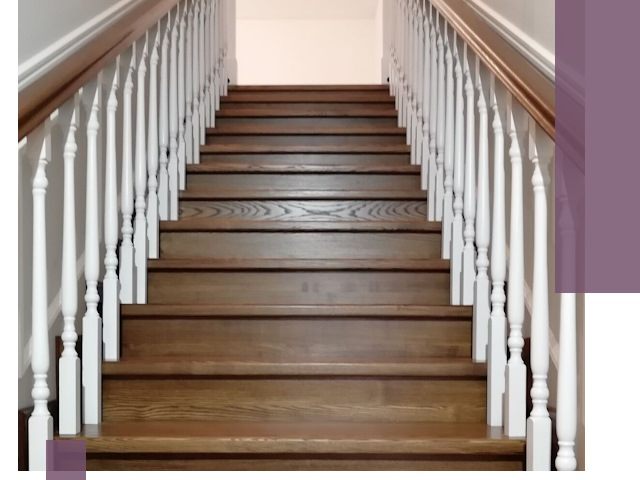 Лестницы из ясеня на заказ в Угличе — изготовление и монтаж