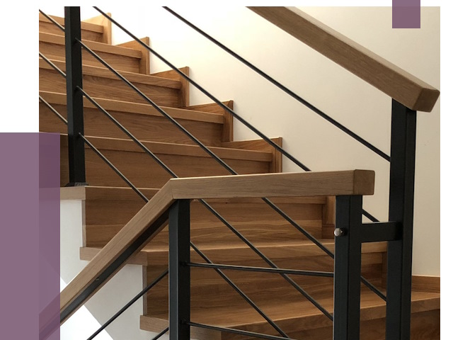 Обшивка металлической лестницы деревом в Угличе от 4429 руб. 
