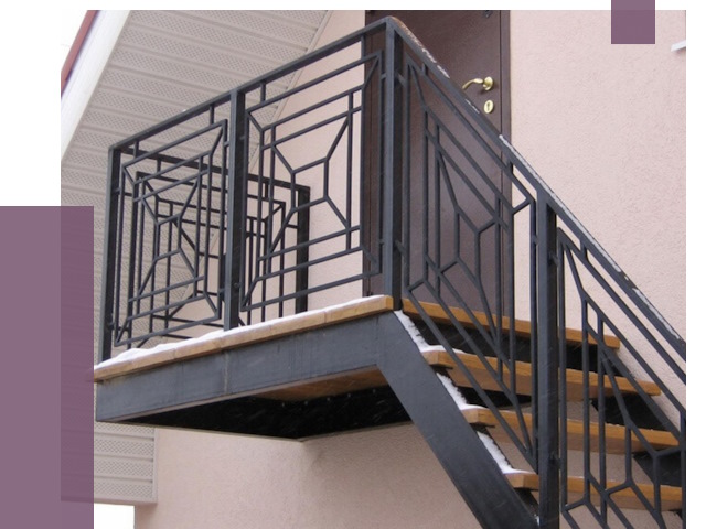 Металлические перила в Угличе от 4376 руб.  | ПРОЛЁТ-Глч