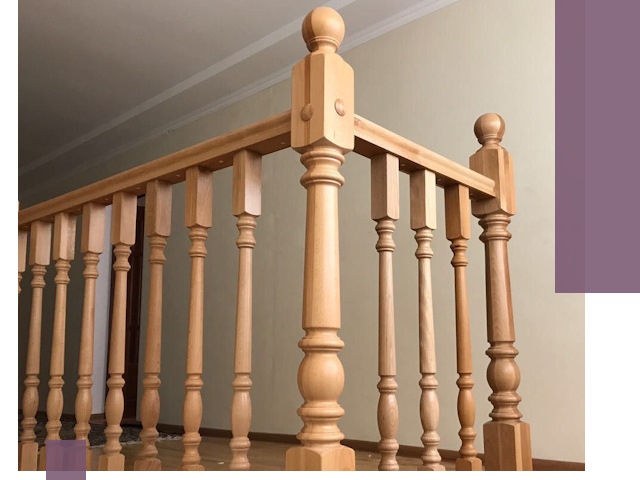 Деревянные перила на заказ в Угличе: монтаж и изготовление