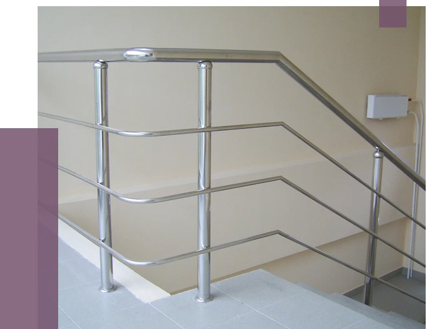 Алюминиевые перила в Угличе от 6460 руб. под ключ | ПРОЛЁТ-Глч