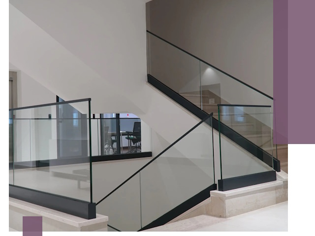 Стеклянные перила премиум-класса с установкой в Угличе