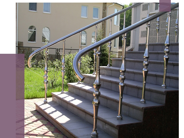 Перила для крыльца в Угличе от 10941 руб. — монтаж ПРОЛЁТ-Глч