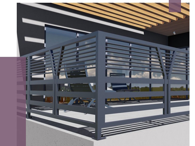 Изготовление балконных ограждений в Угличе от 10941 руб. | ПРОЛЁТ-Глч