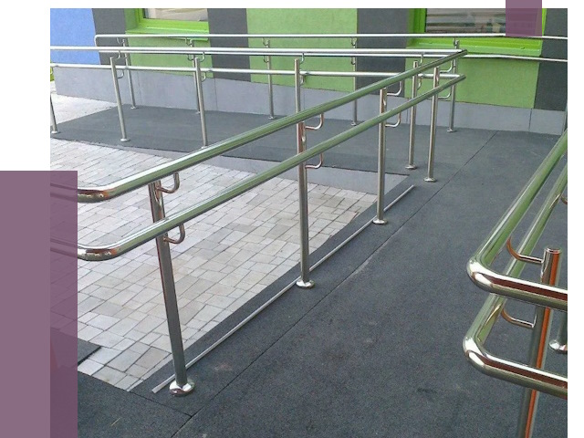 Ограждения пандусов в Угличе от 4429 руб. монтаж | ПРОЛЁТ-Глч