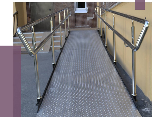 Пандусы в Угличе от 12504 руб. — установка для инвалидов | ПРОЛЁТ-Глч