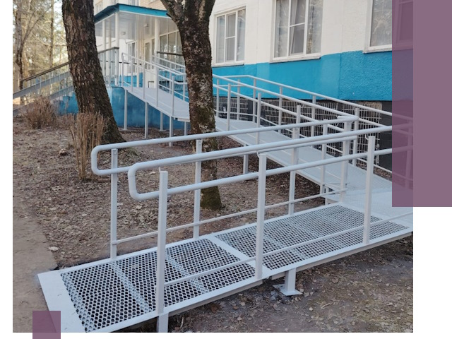 Пандусы под ключ в Угличе: изготовление, монтаж и демонтаж