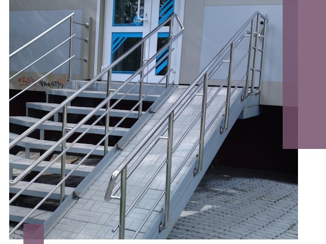 Пандус на крыльцо под ключ в Угличе: монтаж и изготовление