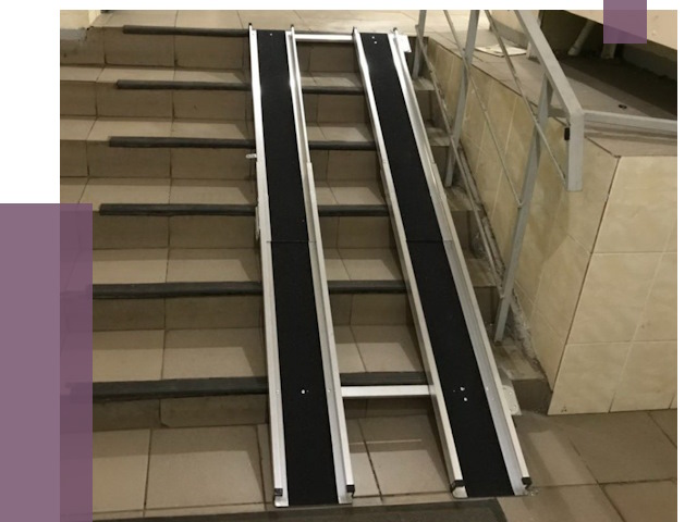 Установка пандуса в подъезд в Угличе от 8128 руб. под ключ | ПРОЛЁТ-Глч