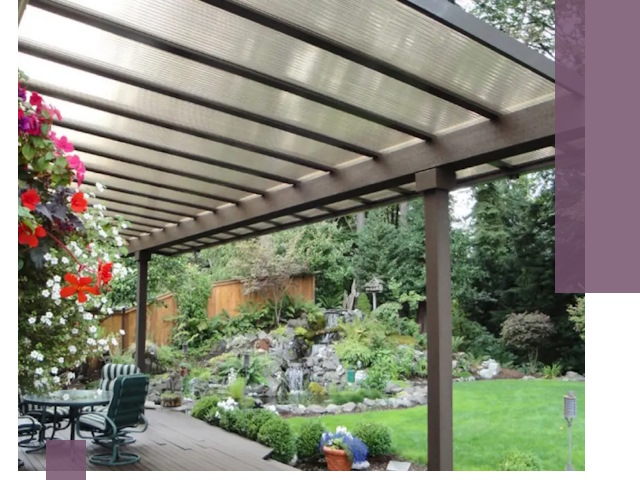 Навесы из поликарбоната под ключ в Угличе быстро и надёжно