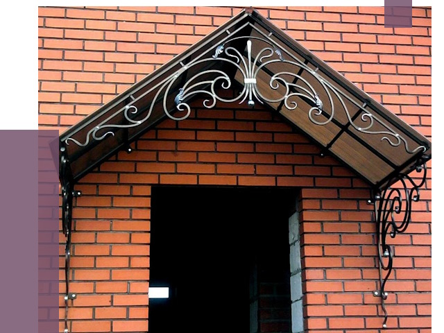 Металлические козырьки в Угличе от 10889 руб. 