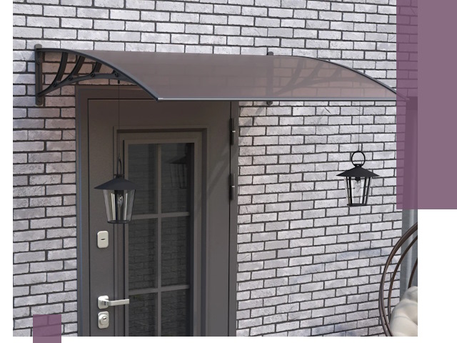 Недорогие козырьки и навесы под ключ в Угличе