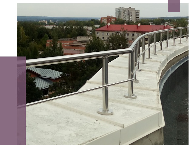 Парапеты и ограждения кровли в Угличе от 5054 руб.