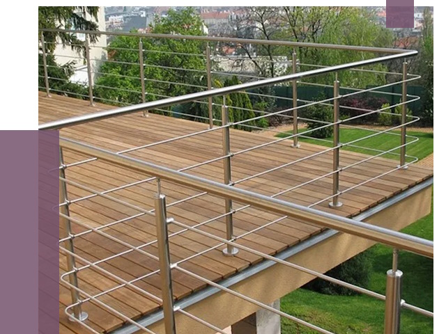 Алюминиевые парапеты в Угличе под ключ от 7919 руб. 