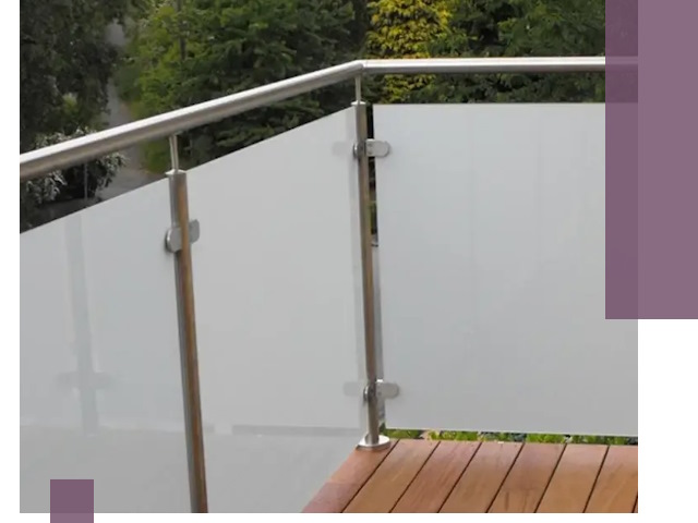 Алюминиевые парапеты для балконов и террас в Угличе