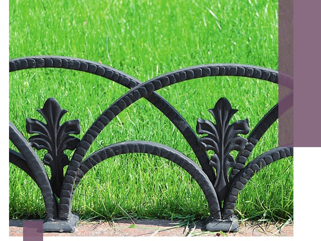 Декоративные металлические бордюры под ключ в Угличе