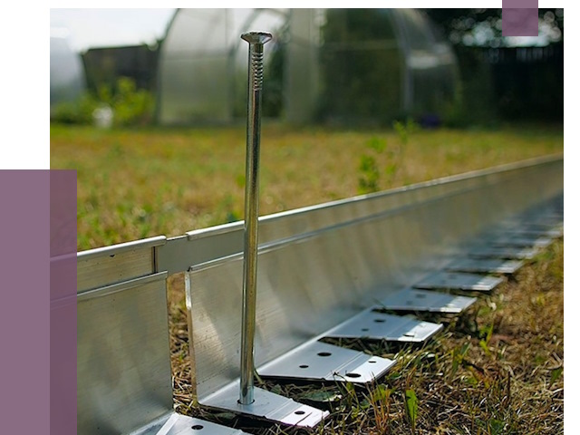 Металлические бордюры для газона в Угличе от 4376 руб. | ПРОЛЁТ-Глч