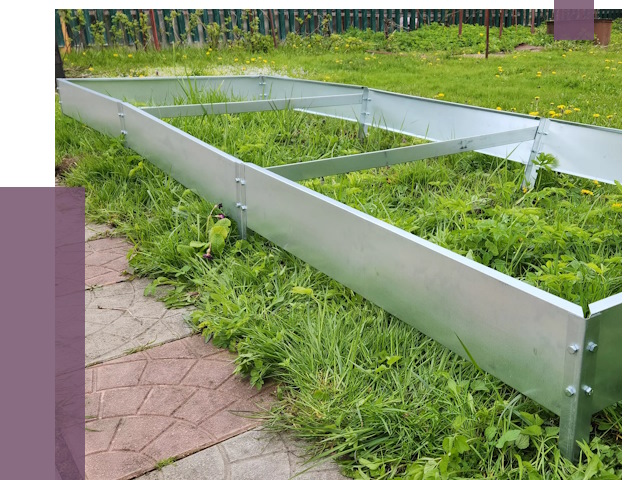 Металлические бордюры для грядок в Угличе от 1824 руб.