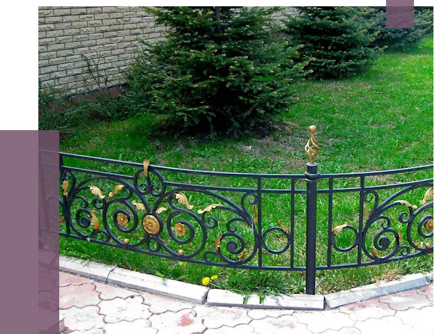 Кованые газонные ограждения в Угличе от 7763 руб. — ПРОЛЁТ-Глч
