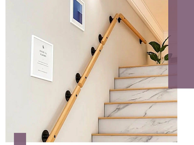 Поручни металлические и деревянные под ключ в Угличе