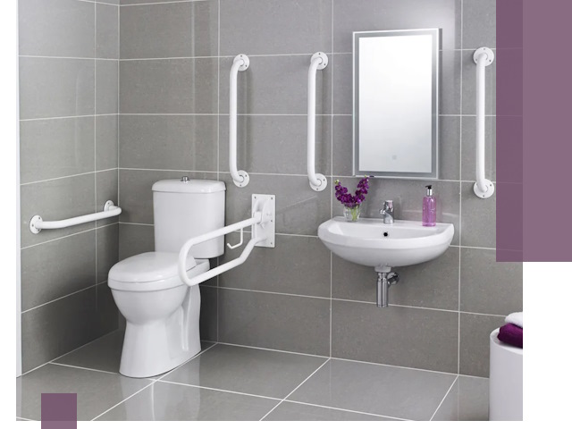 Поручни для санузлов в Угличе: установка, ремонт и монтаж