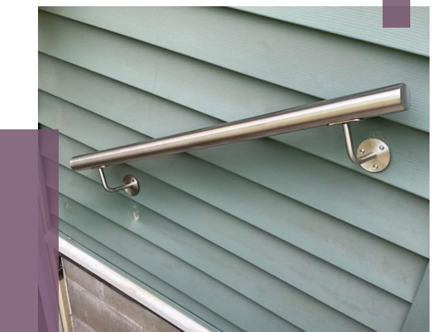 Поручни из нержавеющей стали в Угличе от 7815 руб.  | ПРОЛЁТ-Глч